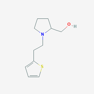 (1-(2-(Thiophen-2-yl)ethyl)pyrrolidin-2-yl)methanol