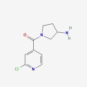 (3-Aminopyrrolidin-1-yl)(2-chloropyridin-4-yl)methanone