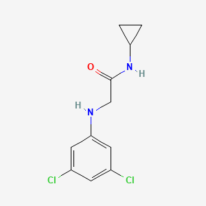 n-Cyclopropyl-2-((3,5-dichlorophenyl)amino)acetamide