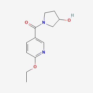 molecular formula C12H16N2O3 B1490883 (6-Ethoxypyridin-3-yl)(3-hydroxypyrrolidin-1-yl)methanone CAS No. 2098046-58-1