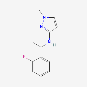 n-(1-(2-Fluorophenyl)ethyl)-1-methyl-1h-pyrazol-3-amine