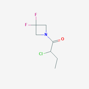 2-Chloro-1-(3,3-difluoroazetidin-1-yl)butan-1-one