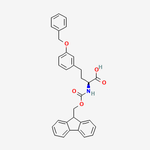 (S)-Fmoc-2-amino-4-((3-benzyloxy)phenyl)butanoic acid