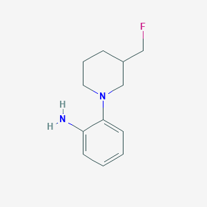 2-(3-(Fluoromethyl)piperidin-1-yl)aniline