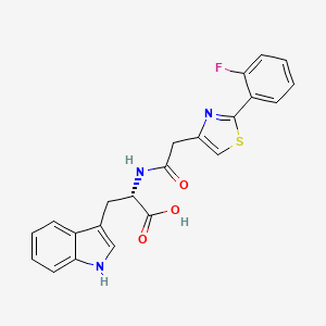 (2-(2-(2-fluorophenyl)thiazol-4-yl)acetyl)-L-tryptophan