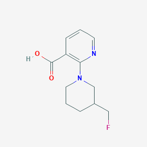 molecular formula C12H15FN2O2 B1490888 2-(3-(Fluoromethyl)piperidin-1-yl)nicotinic acid CAS No. 2098035-50-6