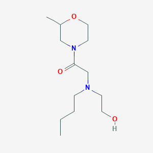 molecular formula C13H26N2O3 B14908886 2-(Butyl(2-hydroxyethyl)amino)-1-(2-methylmorpholino)ethan-1-one 