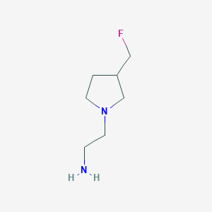 2-(3-(Fluoromethyl)pyrrolidin-1-yl)ethan-1-amine
