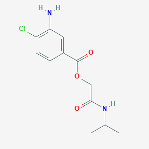 2-(Isopropylamino)-2-oxoethyl 3-amino-4-chlorobenzoate