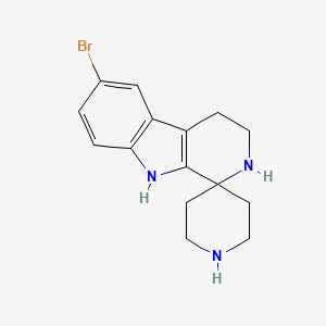 6'-Bromo-2',3',4',9'-tetrahydrospiro[piperidine-4,1'-pyrido[3,4-b]indole]