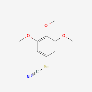 1,2,3-Trimethoxy-5-selenocyanatobenzene