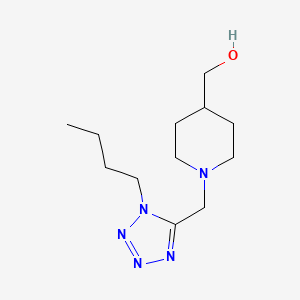 (1-((1-Butyl-1h-tetrazol-5-yl)methyl)piperidin-4-yl)methanol