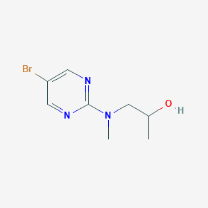 molecular formula C8H12BrN3O B14908977 1-((5-Bromopyrimidin-2-yl)(methyl)amino)propan-2-ol 