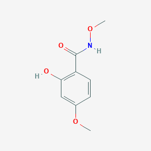 molecular formula C9H11NO4 B14908984 2-hydroxy-N,4-dimethoxybenzamide 