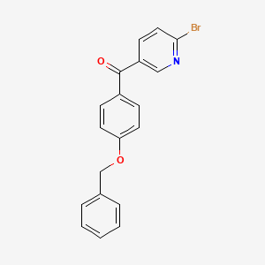 (4-(Benzyloxy)phenyl)(6-bromopyridin-3-yl)methanone