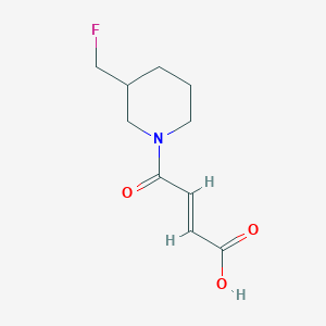 molecular formula C10H14FNO3 B1490900 (E)-4-(3-(fluoromethyl)piperidin-1-yl)-4-oxobut-2-enoic acid CAS No. 2089519-43-5