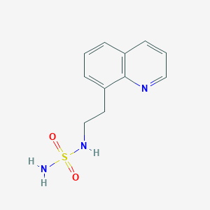 molecular formula C11H13N3O2S B14909001 n-[2-(8-Quinolinyl)ethyl]sulfamide 