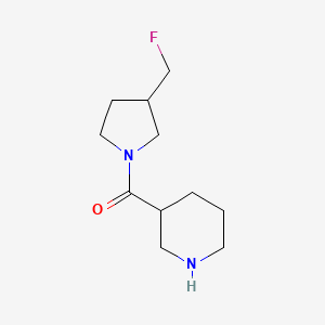 molecular formula C11H19FN2O B1490901 (3-(Fluoromethyl)pyrrolidin-1-yl)(piperidin-3-yl)methanone CAS No. 2098046-70-7