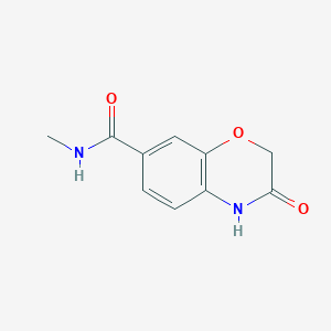 molecular formula C10H10N2O3 B14909020 n-Methyl-3-oxo-3,4-dihydro-2h-benzo[b][1,4]oxazine-7-carboxamide 