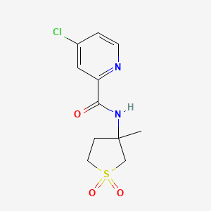 4-Chloro-N-(3-methyl-1,1-dioxidotetrahydrothiophen-3-yl)picolinamide