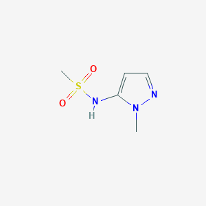 molecular formula C5H9N3O2S B14909033 N-(1-methyl-1H-pyrazol-5-yl)methanesulfonamide 