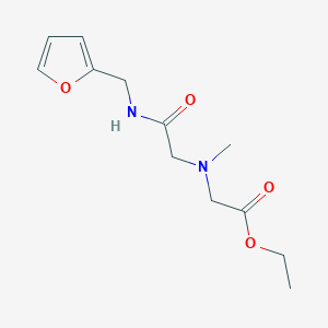 Ethyl n-(2-((furan-2-ylmethyl)amino)-2-oxoethyl)-n-methylglycinate