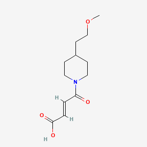 molecular formula C12H19NO4 B1490905 (E)-4-(4-(2-methoxyethyl)piperidin-1-yl)-4-oxobut-2-enoic acid CAS No. 2098156-96-6