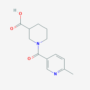 molecular formula C13H16N2O3 B14909060 1-(6-Methylnicotinoyl)piperidine-3-carboxylic acid 