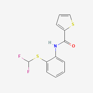 n-(2-((Difluoromethyl)thio)phenyl)thiophene-2-carboxamide