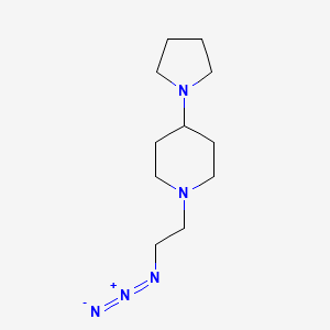 molecular formula C11H21N5 B1490908 1-(2-Azidoethyl)-4-(pyrrolidin-1-yl)piperidine CAS No. 1859489-03-4
