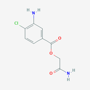 2-Amino-2-oxoethyl 3-amino-4-chlorobenzoate