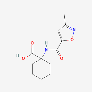 1-(3-Methylisoxazole-5-carboxamido)cyclohexane-1-carboxylic acid