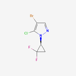 (S)-4-Bromo-5-chloro-1-(2,2-difluorocyclopropyl)-1H-pyrazole