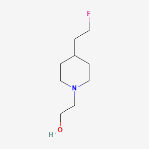 molecular formula C9H18FNO B1490915 2-(4-(2-Fluoroethyl)piperidin-1-yl)ethan-1-ol CAS No. 2098024-13-4