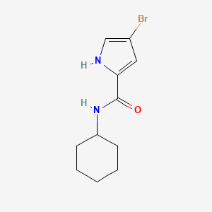 4-bromo-N-cyclohexyl-1H-pyrrole-2-carboxamide