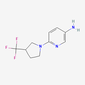 6-(3-(Trifluoromethyl)pyrrolidin-1-yl)pyridin-3-amine