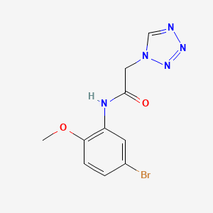 molecular formula C10H10BrN5O2 B14909224 n-(5-Bromo-2-methoxyphenyl)-2-(1h-tetrazol-1-yl)acetamide 