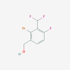 (2-Bromo-3-(difluoromethyl)-4-fluorophenyl)methanol