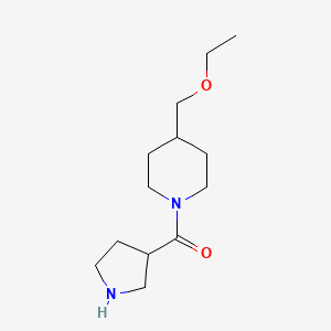 molecular formula C13H24N2O2 B1490926 1-(4-乙氧甲基哌啶-1-基)-3-吡咯烷酮 CAS No. 1587353-19-2