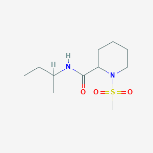 n-(Sec-butyl)-1-(methylsulfonyl)piperidine-2-carboxamide