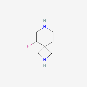 molecular formula C7H13FN2 B14909281 5-Fluoro-2,7-diazaspiro[3.5]nonane 