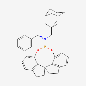 N-(1-adamantylmethyl)-N-[(1S)-1-phenylethyl]-4,5,6,7-tetrahydroiindeno[7,1-de:1',7'-fg][1,3,2]dioxaphosphocin-12-amine