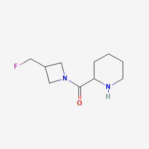 molecular formula C10H17FN2O B1490930 (3-(氟甲基)氮杂环丁烷-1-基)(哌啶-2-基)甲苯酮 CAS No. 2089695-09-8