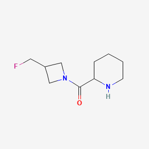 molecular formula C10H17FN2O B1490930 (3-(Fluoromethyl)azetidin-1-yl)(piperidin-2-yl)methanone CAS No. 2089695-09-8