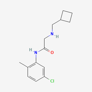 n-(5-Chloro-2-methylphenyl)-2-((cyclobutylmethyl)amino)acetamide