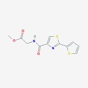 Methyl (2-(thiophen-2-yl)thiazole-4-carbonyl)glycinate