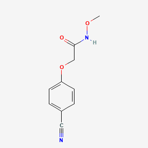 2-(4-cyanophenoxy)-N-methoxyacetamide