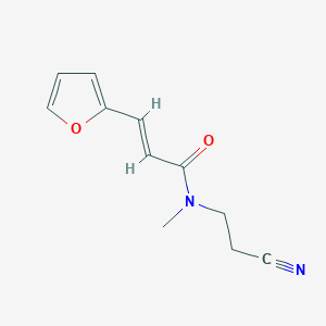 n-(2-Cyanoethyl)-3-(furan-2-yl)-N-methylacrylamide