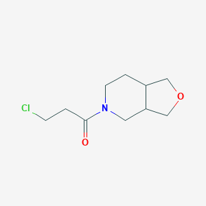 3-chloro-1-(hexahydrofuro[3,4-c]pyridin-5(3H)-yl)propan-1-one