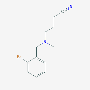 4-((2-Bromobenzyl)(methyl)amino)butanenitrile